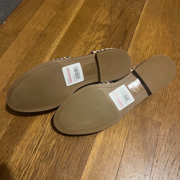 NWOT DV8 by Dolce Vita Spotted Leopard Cut-Out Flats - Women’s Size 7.5 - Picture 5 of 6